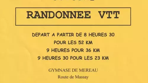 Randonnée VTT